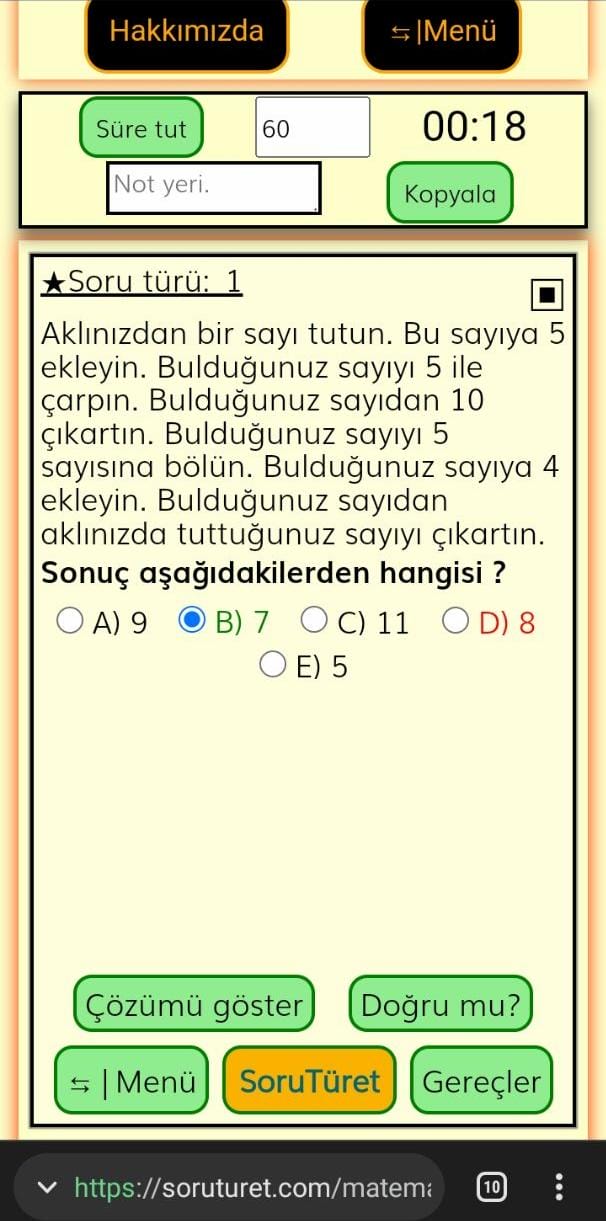 kart ve gereçler